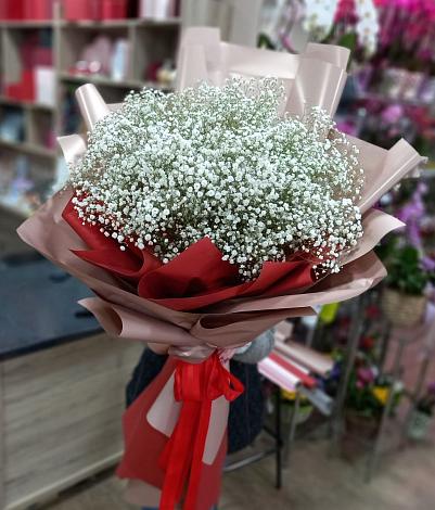 Букет цветов из: Гипсофила в Николаевской Краснодарского края
