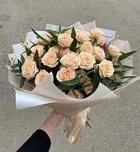 Букет Кремовые розы Латте #REPLACE_PRED# Николаевской Краснодарского края